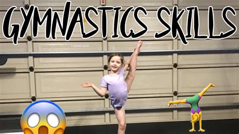 gymnastics skills youtube