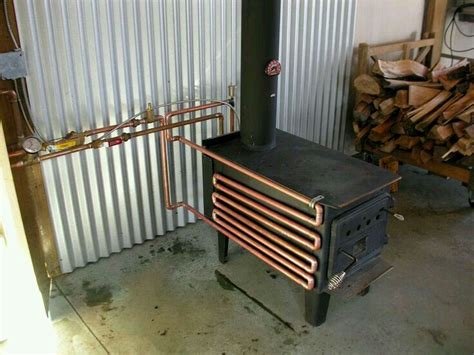 pin  sonja kleinschmidt  radiant heat water heating wood stove alternative energy