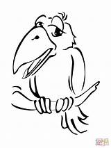Coloriage Corbeau Corvo Branche Raben Cornacchia Cuervos Malvorlage Vogel Cuervo Ausdrucken Dibujo Ast Vorlage Ramo Buffo Dessins Mignon Coloriages Corvi sketch template