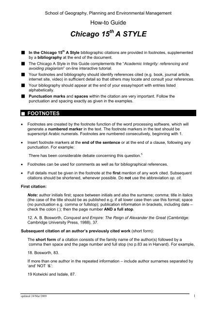 harvard format  style guide  referencing school  geography