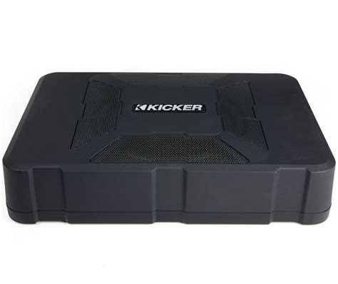kicker hs  hideaway powered subwoofer enclosure  amplifier  hs ebay