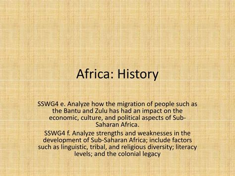 africa history powerpoint    id