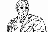 Jason Coloring Pages Voorhees Vs Freddy Drawing Template Baby Getdrawings Killers Minions Color sketch template