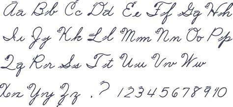 printable alphabet cursive