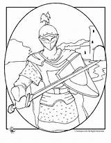 Knights Castle Ritter Medieval Ausmalbilder Batman Ausmalbild Coloringhome Insertion sketch template