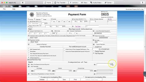bir  payment form  youtube