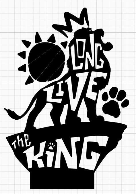 lion king svg silhouette art lion king disney trips