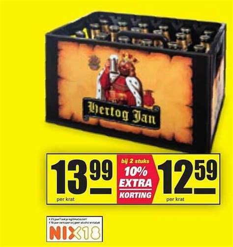 hertog jan aanbieding bij nettorama