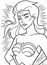 Wonder Woman Coloring Pages Printable Color Para Book Cartoons Mulher Colorir Maravilla Mujer Colorear Dibujos Maravilha sketch template