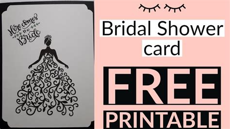 bridal shower card printable printable templates