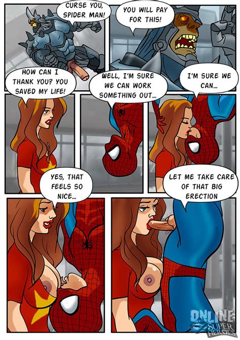 Spider Man To The Rescue Online Superheroes Porn Comics