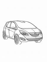 Opel Pages Coloring Printable sketch template