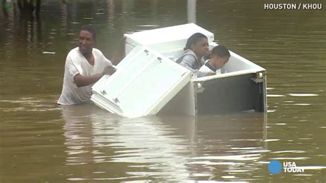 5 dead as historic 20 inch rain swamps houston area