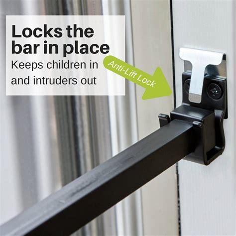 ideal security skbl child proof lock adjustable   inches  ventilation black