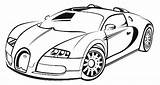 Bugatti Pages Coloring Car Colouring Getdrawings sketch template