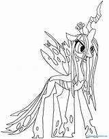 Nightmare Moon Coloring Pages Getcolorings Printable Color sketch template