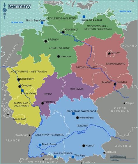 map  germany germany   map western europe europe