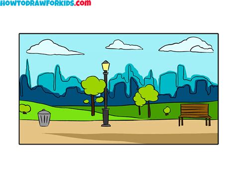 draw  park easy drawing tutorial  kids