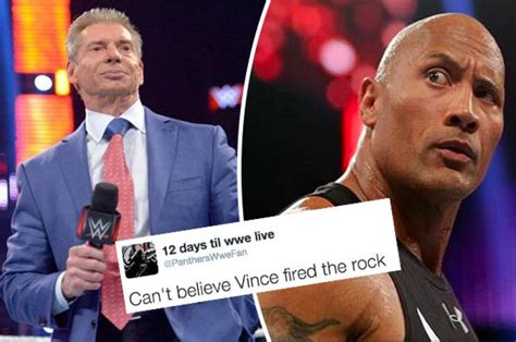 Wwe Fans Stunned As Vince Mcmahon ‘fires’ The Rock Before Raw Daily Star