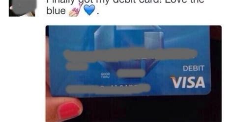 Twitter User Posts A Picture Of A Shiny New Debit Card On Twitter Then