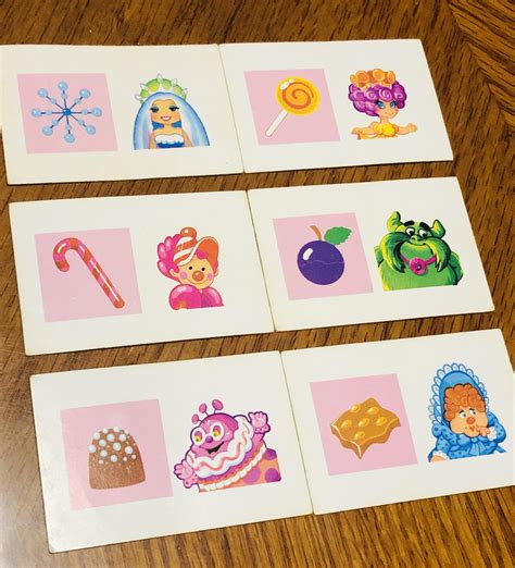 candy land character cards rnostalgia