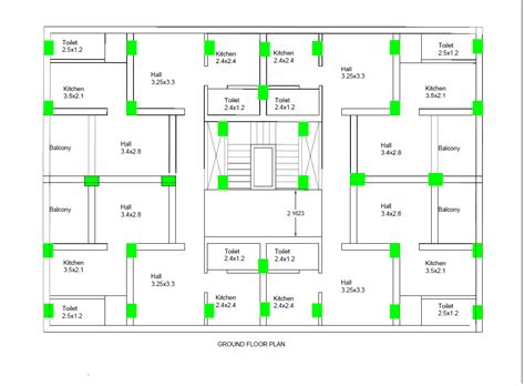 residential typical type building designs cad