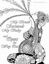 Coloring Pages Printable Birth Pregnant Affirmations Pregnancy Affirmation Colouring Positive Quotes Labor Grayscale Color Natural Mama Getcolorings Mandala During Childbirth sketch template