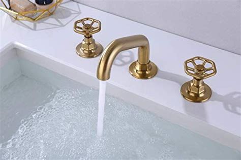 rkf solid brass  handle widespread bathroom sink faucet  pop  drain  overflow