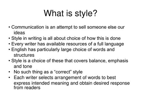 style  scientific writing powerpoint