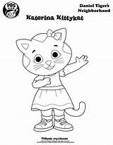 Daniel Coloring Tiger Pages Kittykat Katerina sketch template