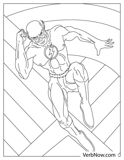 flash coloring pages book   printable  verbnow