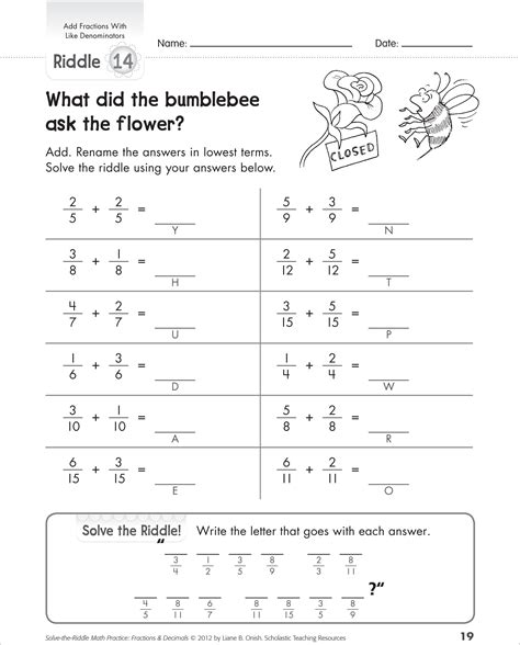 grade math worksheets adding fractions   db excelcom