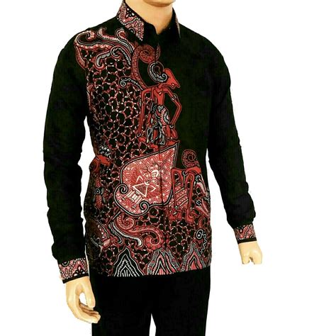 Gaya Terkini 33 Model Baju Batik Pria Lengan Panjang Safari