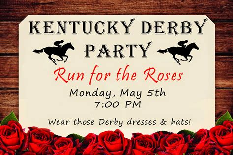 invite and delight a kentucky derby party