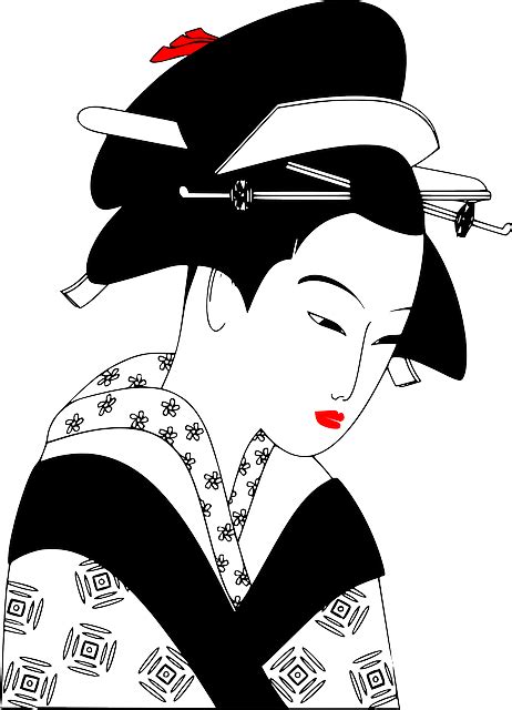 japanese woman lady · free vector graphic on pixabay