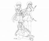Yuno Gasai Mirai Nikki Coloring Pages Character Printable Another sketch template