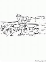 Moissonneuse Batteuse Deere Tractor Choisir Ninjago Harvester sketch template