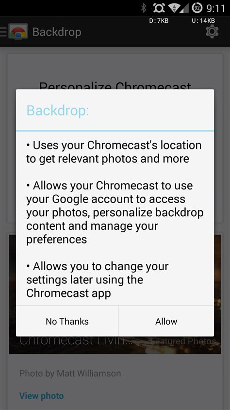 chromecast update finally enables custom backdrop support apk