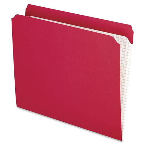 pendaflex straight tab cut letter recycled top tab file folder