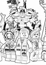 Emmet Desenho Personagens Coloringhome Ninjago sketch template