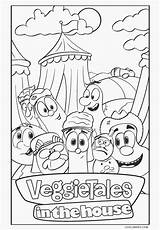 Coloring Pages Veggie Tales Printable sketch template