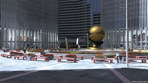World Trade Center Plaza Horizontal View 06 By 3d Strike