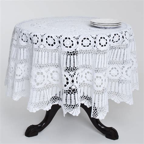 saro crochet lace table topper reviews wayfairca