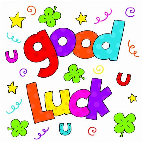 good luck clipart  getdrawings