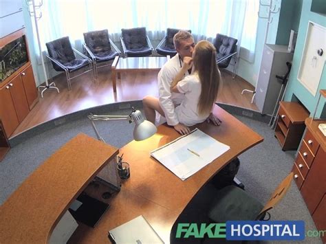 fakehospital hot sex with doctor and nurse in patient