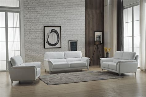 unique design white leather sofa set albuquerque  mexico esf  sofa loveseat chair