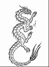 Coloring Tattoo Pages Chinese Adult Cool Dragon Adults Drawing Drawings Tattoos Draw Dragons Printable Easy Crafty Getdrawings Color Print Getcolorings sketch template
