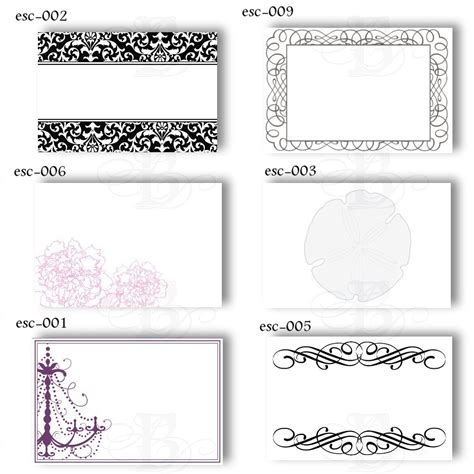 printable template  wedding place cards printable templates