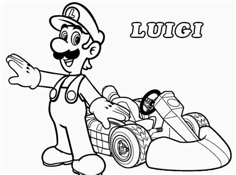 mario kart  coloring pages printable coloring pages ideas