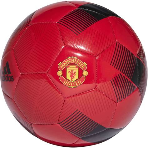 adidas manchester united soccer ball real redblack soccerpro